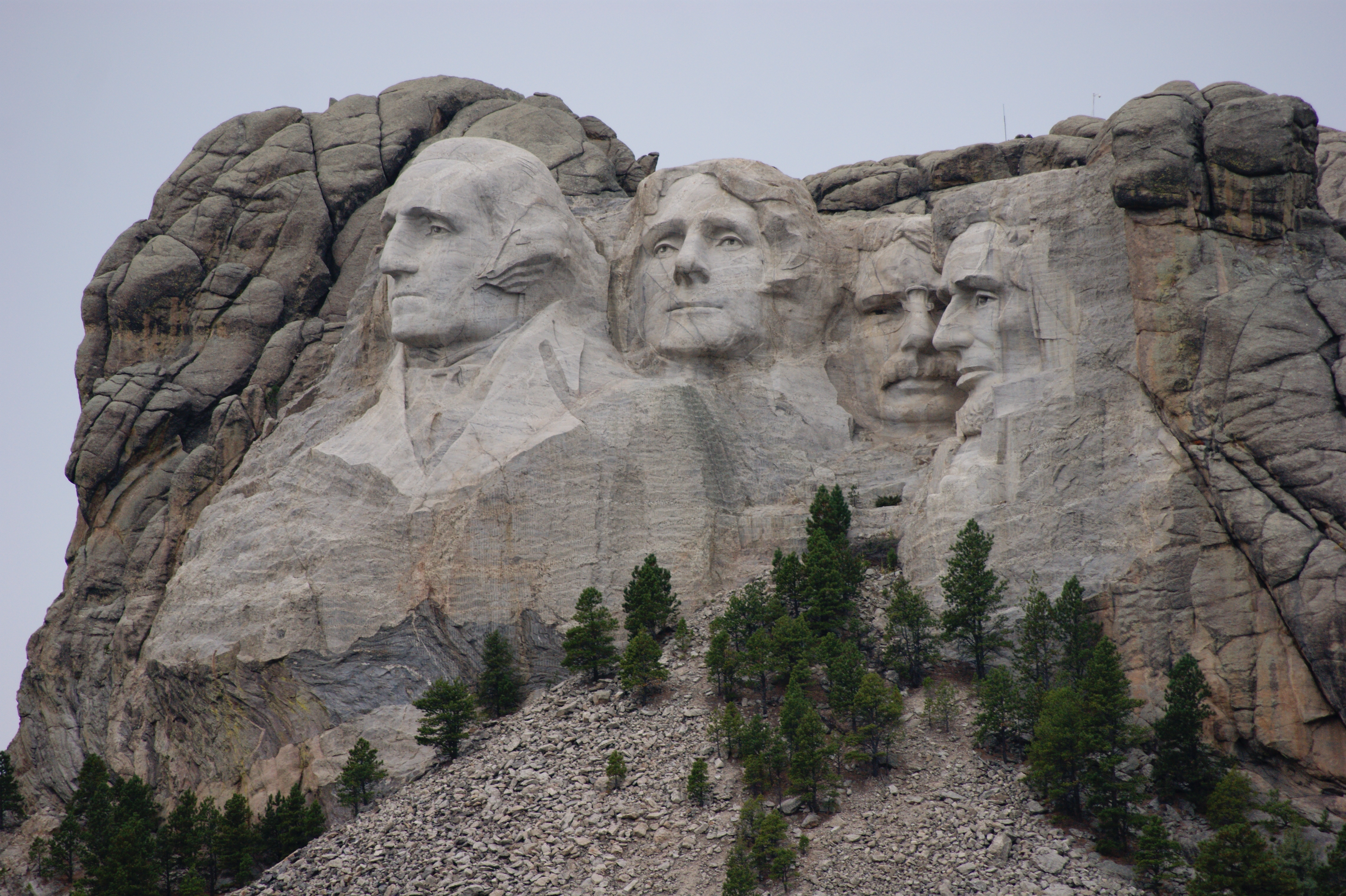 Mt Rushmore Faces